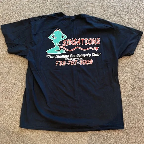 SINSATIONS MENS CLUB TEE SHIRT - Picture 4 of 4